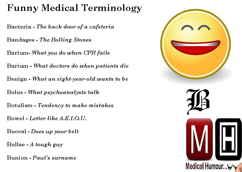 Funny Medical Terminology 2